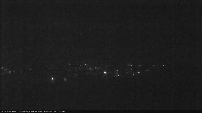 Lake Travis webcam, August 30, 2022 9:25 PM CT