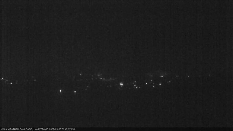 Lake Travis webcam, August 30, 2022 9:45 PM CT