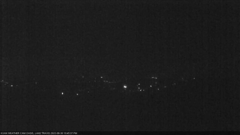 Lake Travis webcam, August 30, 2022 10:45 PM CT