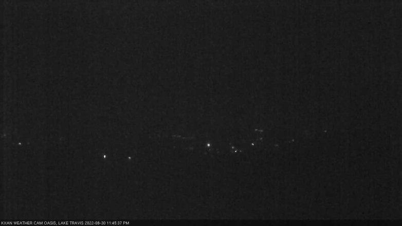 Lake Travis webcam, August 30, 2022 11:45 PM CT