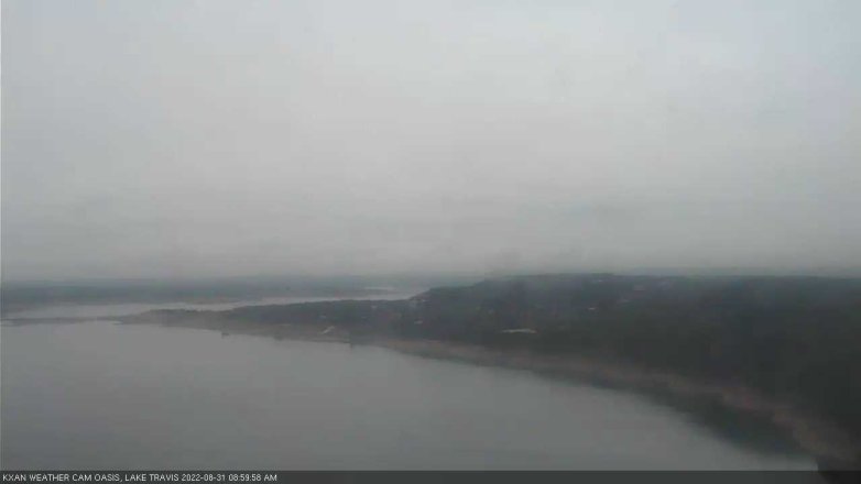 Lake Travis webcam, August 31, 2022 9:00 AM CT