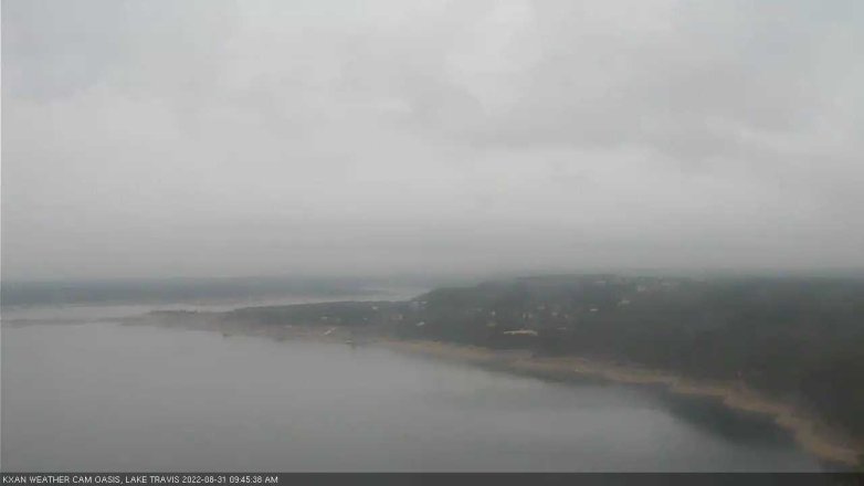 Lake Travis webcam, August 31, 2022 9:45 AM CT