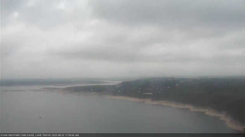Lake Travis webcam, August 31, 2022 12:00 PM CT