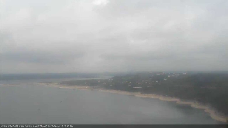 Lake Travis webcam, August 31, 2022 12:25 PM CT