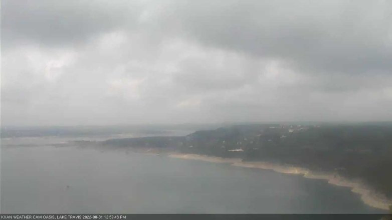 Lake Travis webcam, August 31, 2022 1:00 PM CT