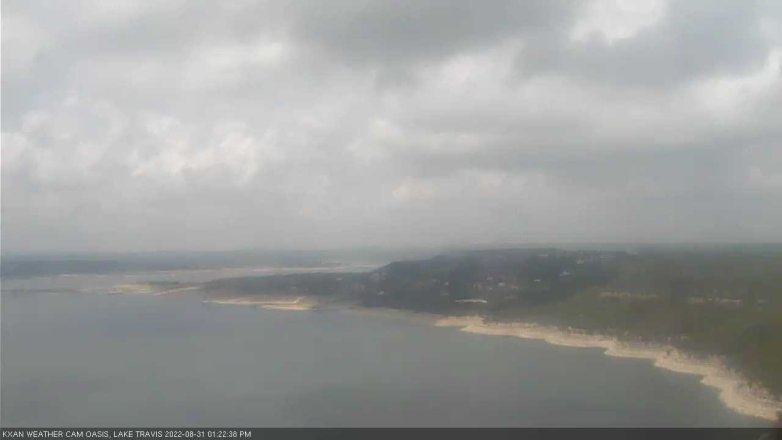 Lake Travis webcam, August 31, 2022 1:25 PM CT