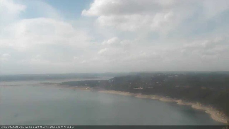 Lake Travis webcam, August 31, 2022 4:00 PM CT