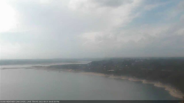 Lake Travis webcam, August 31, 2022 4:45 PM CT