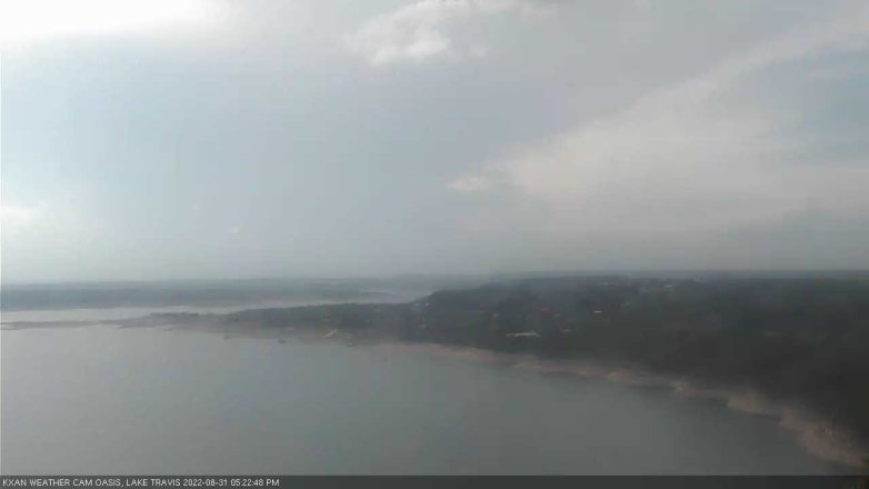Lake Travis webcam, August 31, 2022 5:25 PM CT