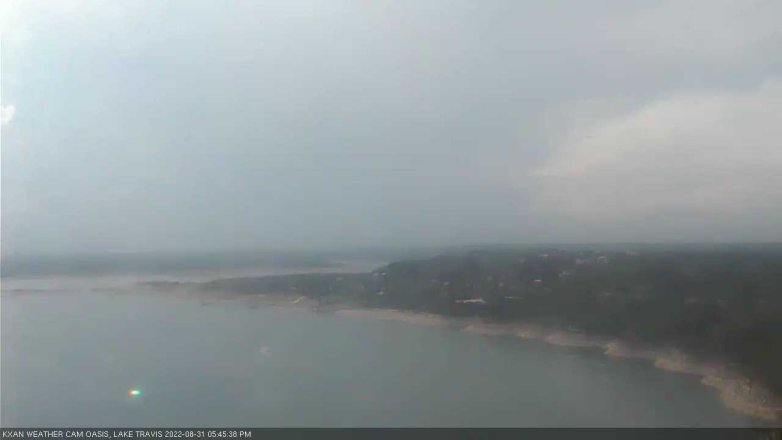Lake Travis webcam, August 31, 2022 5:45 PM CT
