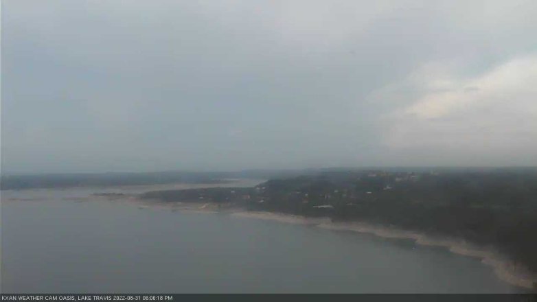 Lake Travis webcam, August 31, 2022 6:00 PM CT