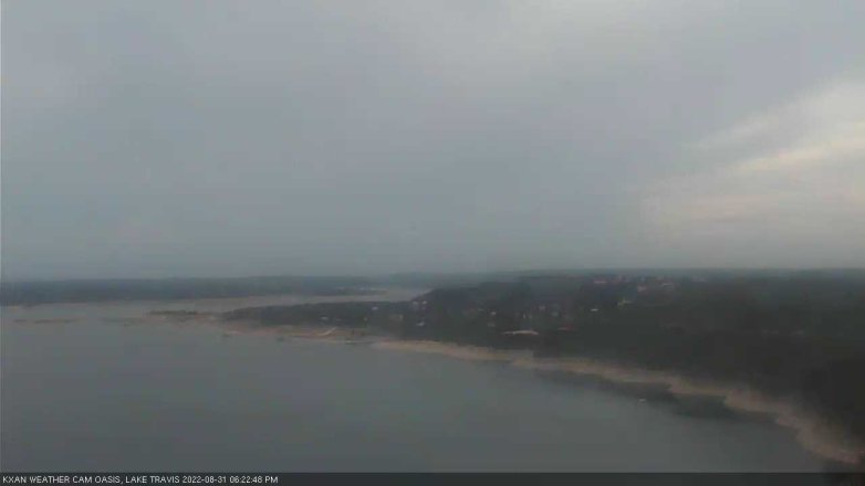 Lake Travis webcam, August 31, 2022 6:25 PM CT