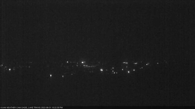 Lake Travis webcam, August 31, 2022 10:25 PM CT