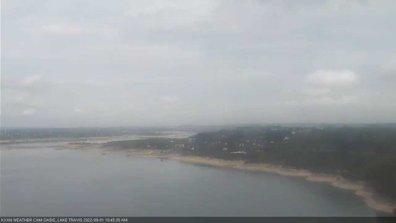 Lake Travis webcam, September 1, 2022 10:45 AM CT