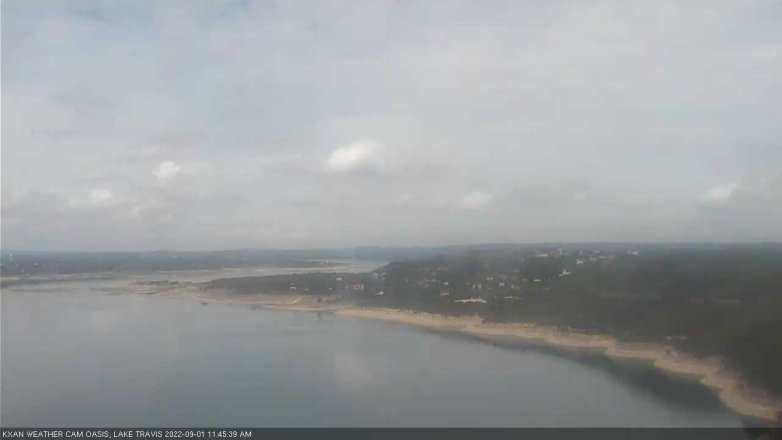 Lake Travis webcam, September 1, 2022 11:45 AM CT