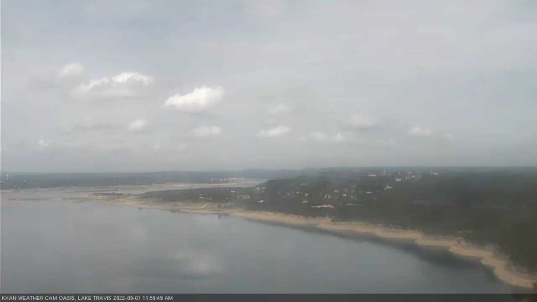 Lake Travis webcam, September 1, 2022 12:00 PM CT