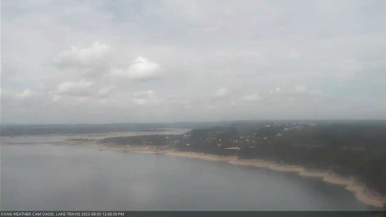 Lake Travis webcam, September 1, 2022 12:45 PM CT