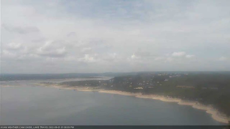 Lake Travis webcam, September 1, 2022 1:00 PM CT