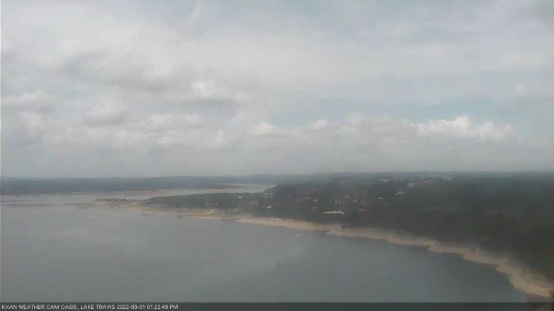 Lake Travis webcam, September 1, 2022 1:25 PM CT