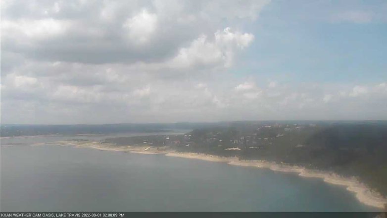 Lake Travis webcam, September 1, 2022 2:00 PM CT