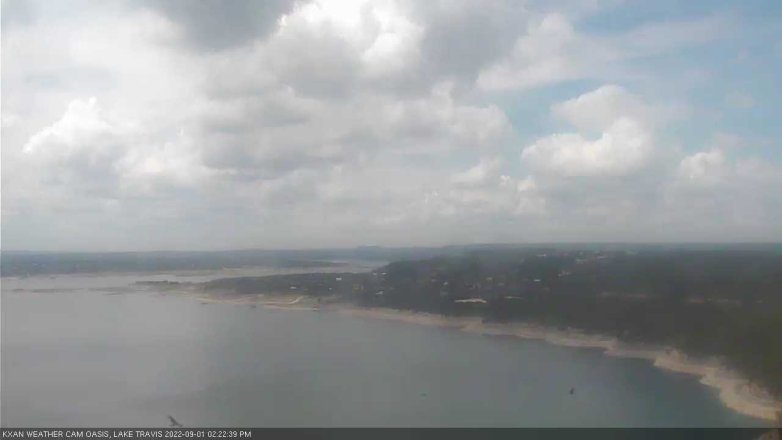 Lake Travis webcam, September 1, 2022 2:25 PM CT
