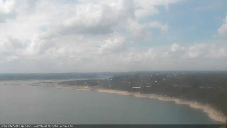 Lake Travis webcam, September 1, 2022 3:00 PM CT