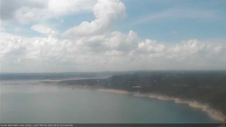 Lake Travis webcam, September 1, 2022 3:25 PM CT