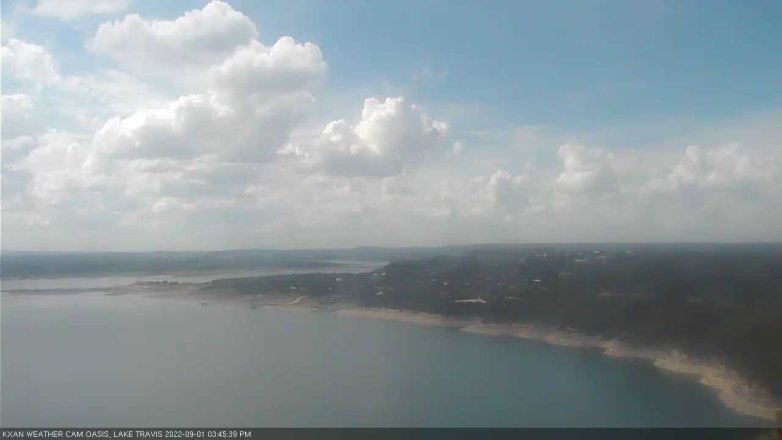 Lake Travis webcam, September 1, 2022 3:45 PM CT