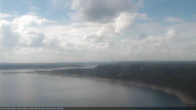 Lake Travis webcam, September 1, 2022 4:25 PM CT