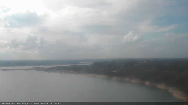 Lake Travis webcam, September 1, 2022 5:25 PM CT