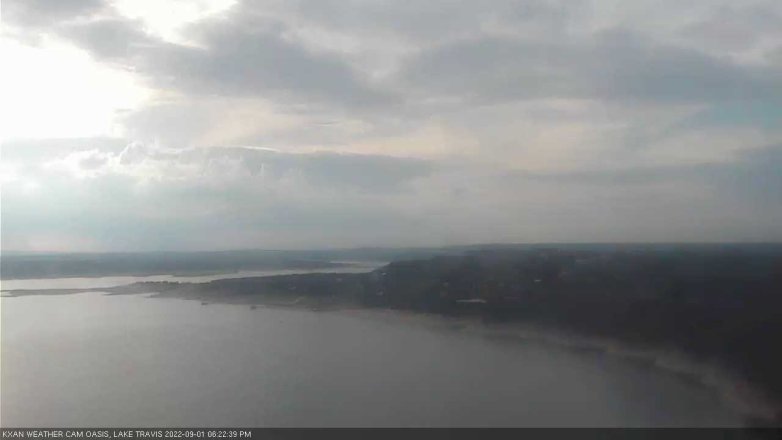 Lake Travis webcam, September 1, 2022 6:25 PM CT