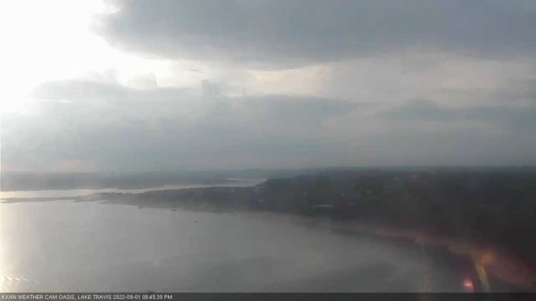 Lake Travis webcam, September 1, 2022 6:45 PM CT