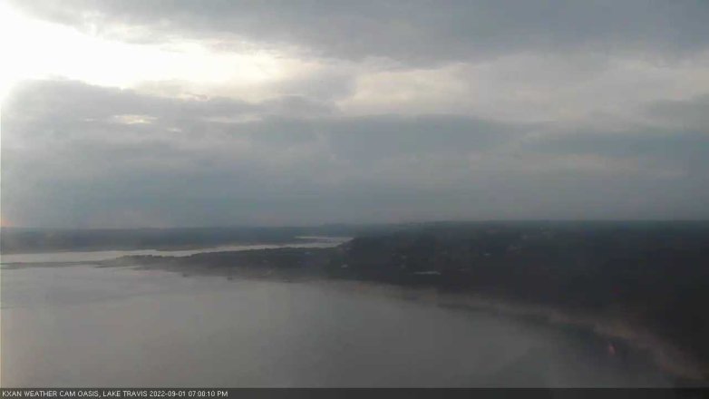 Lake Travis webcam, September 1, 2022 7:00 PM CT