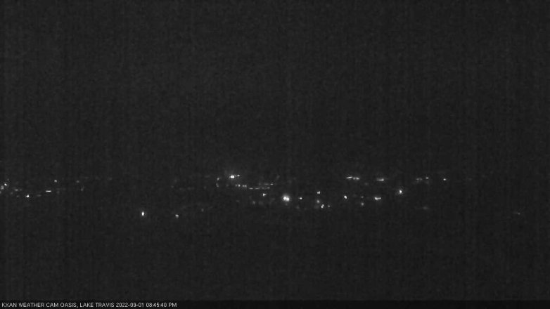 Lake Travis webcam, September 1, 2022 8:45 PM CT