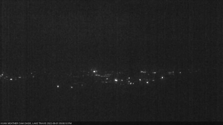 Lake Travis webcam, September 1, 2022 9:00 PM CT