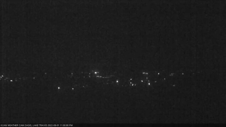 Lake Travis webcam, September 1, 2022 11:00 PM CT