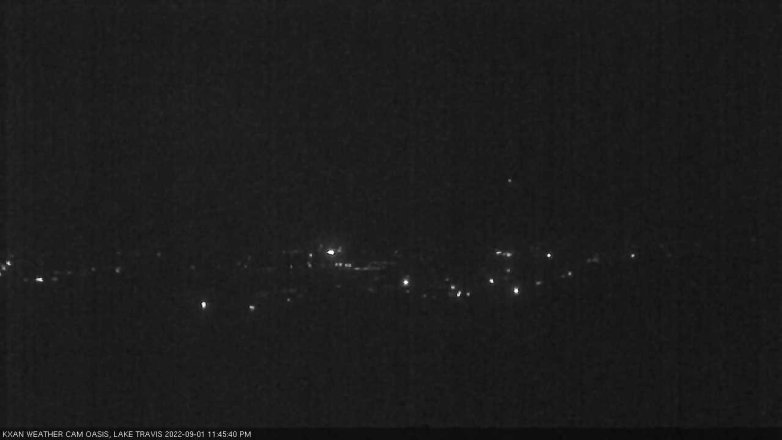 Lake Travis webcam, September 1, 2022 11:45 PM CT