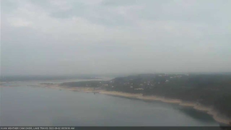 Lake Travis webcam, September 2, 2022 9:00 AM CT