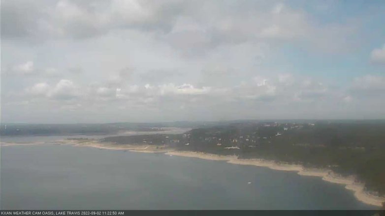 Lake Travis webcam, September 2, 2022 11:25 AM CT