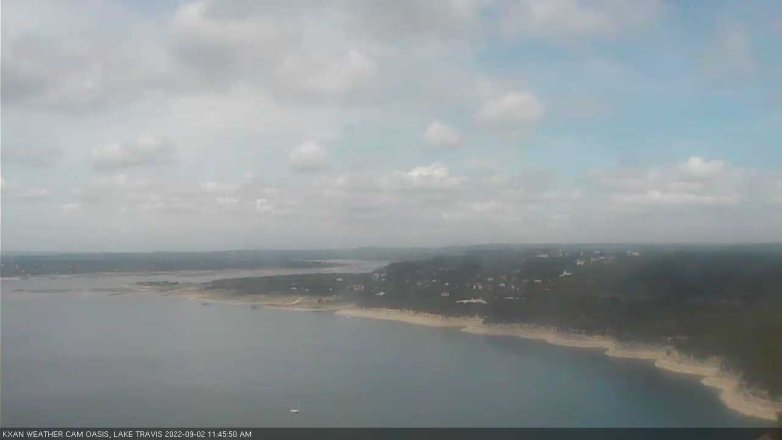 Lake Travis webcam, September 2, 2022 11:45 AM CT