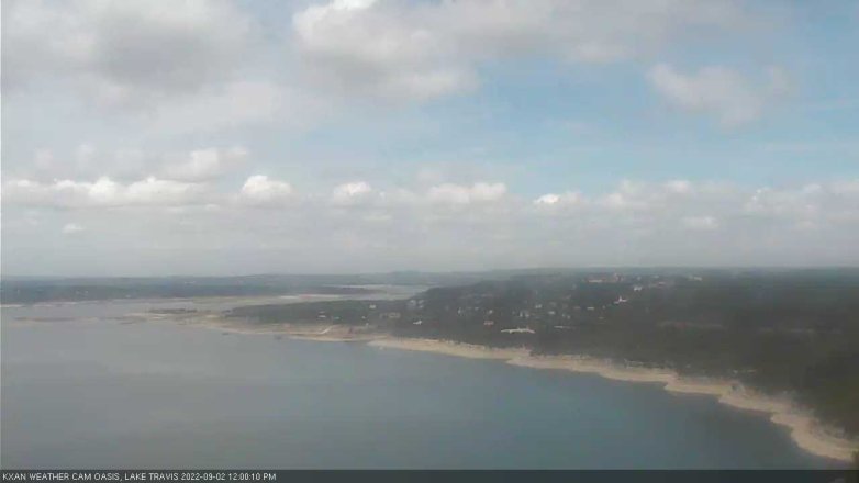 Lake Travis webcam, September 2, 2022 12:00 PM CT