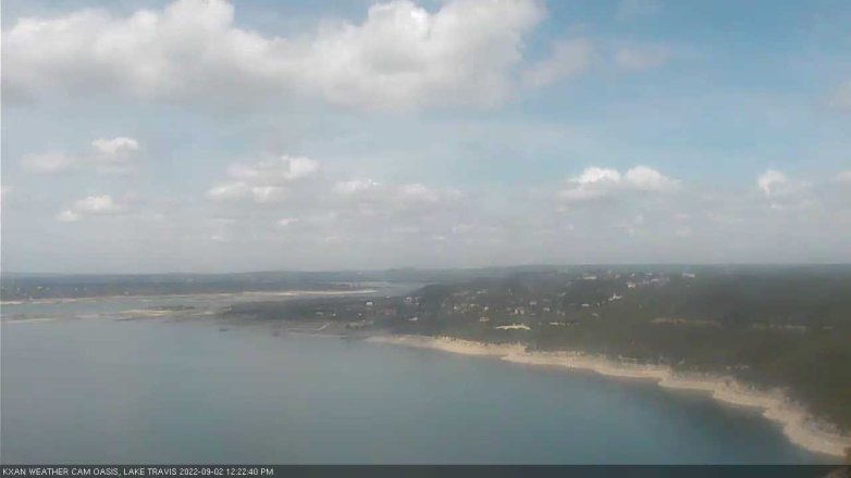 Lake Travis webcam, September 2, 2022 12:25 PM CT