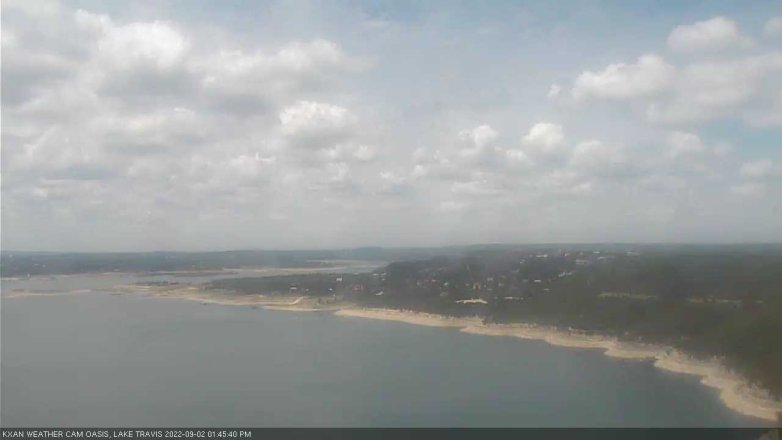 Lake Travis webcam, September 2, 2022 1:45 PM CT