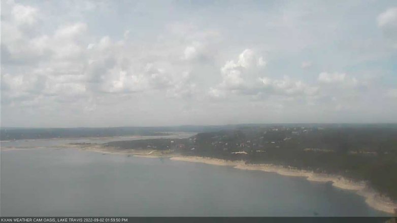 Lake Travis webcam, September 2, 2022 2:00 PM CT