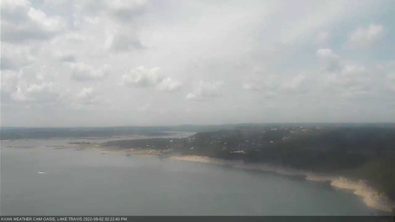 Lake Travis webcam, September 2, 2022 2:25 PM CT