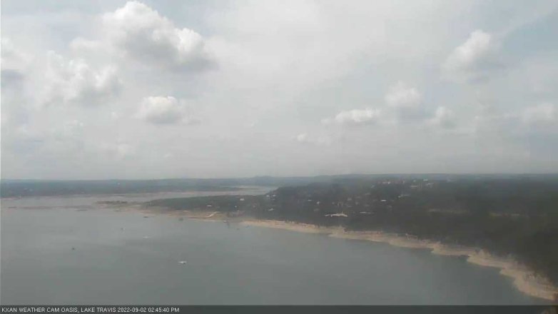 Lake Travis webcam, September 2, 2022 2:45 PM CT