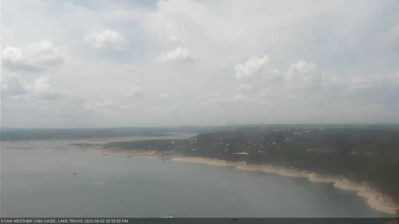 Lake Travis webcam, September 2, 2022 3:00 PM CT