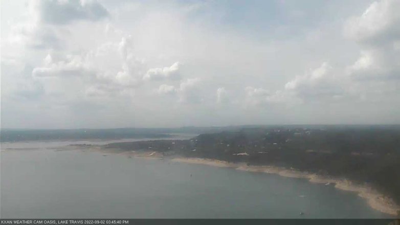 Lake Travis webcam, September 2, 2022 3:45 PM CT
