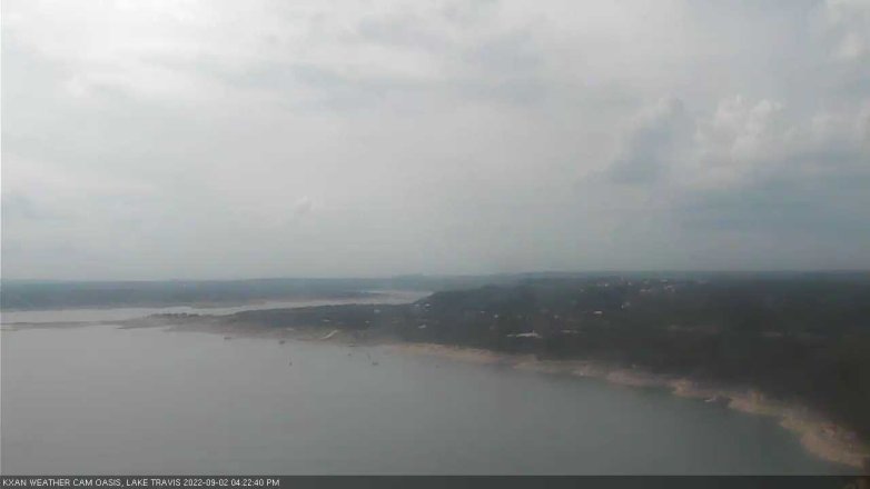 Lake Travis webcam, September 2, 2022 4:25 PM CT