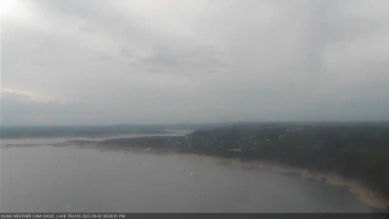 Lake Travis webcam, September 2, 2022 6:00 PM CT